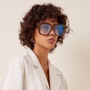 Oliver Peoples Nella Acetate Square-Frame Sunglasses